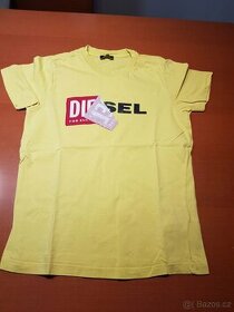 Žluté chlapecké tričko s krátkým rukávem DIESEL 146/152