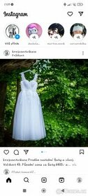 Svatební šaty a závoj