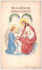 Starožitný ručně malovaný svatý obrázek, 8ks - SLEVA