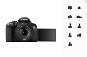 Prodám Canon EOS APS-C 850D + 3x objektivy + další příslušen