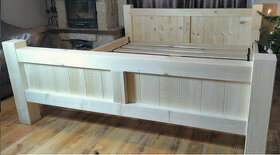 Nová robustní trámová postel Oklahoma 180 x 200