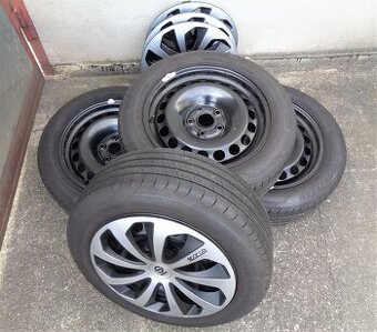 Kola letní sada 7x16 5x112 pneu Good Year 205/55 R16 8mm