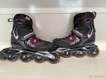 kolečkové in-line brusle RollerBlade velikost 37 stélka 24cm