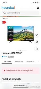 Led TV Hisence 108”