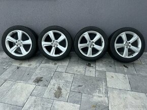 Originální alu kola 5x112 20” Audi Q5 zimni pneu Michelin