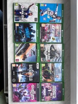 Xbox One hry + 2 PC
