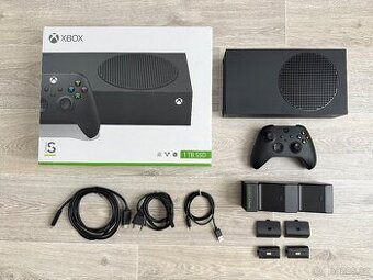 TOP STAV - Xbox Series S 1 TB BLACK+Trust GXT250 Duo Charge