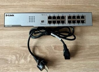 Switch D-Link DGS-1016D – 16 portů, gigabit, plně funkční
