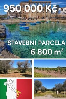 Stavební pozemek 3km od moře