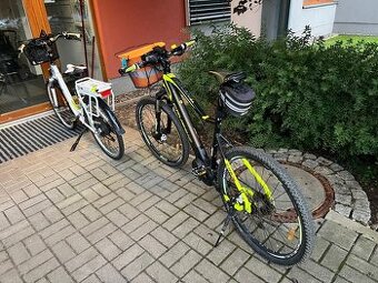 2x elektrokolo Crussis + nosič