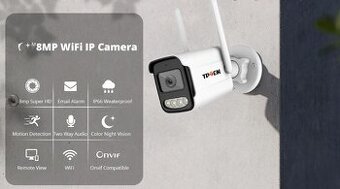 Venkovní IP wifi kamera 8MP 4K