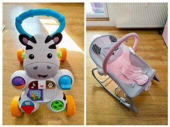 Houpací křeslo Nukido + FISHER PRICE Chodítko