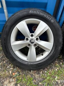 Originální alu kola Škoda Karoq + zimní pneu