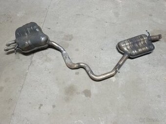 Škoda Octavia II combi 4x4 - středový, koncový výfuk