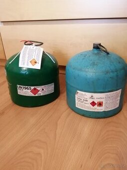 Plynová láhev na PB, 2 ks, s plynem