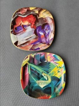 Sběratelský porcelánový talíře Franz Marc od Rosenthal