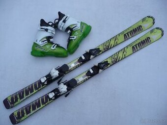 359. Lyže ATOMIC - 140 cm + boty NORDICA 39,5eu - set