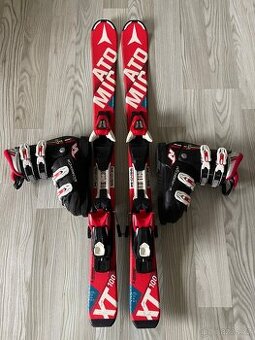 Kvalitní dětské lyže Atomic Redster XT 100 cm +lyžáky 32-33
