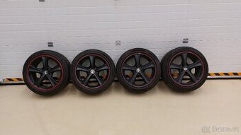 Alu kola 5x112 r17.Černe Eta Beta vw škoda audi Seat