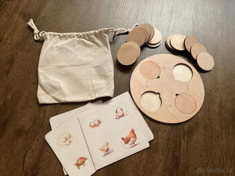 Montessori dřevěné hračky naučené NOVÉ