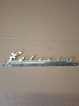 Nápis Felicia cabrio 1960 - 1