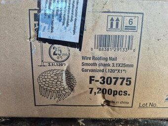 Hřebíky do hřebíkovačky makita - 1