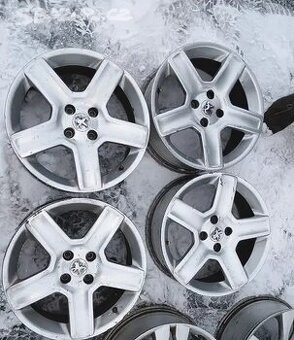 Peugeot Alu kola rozteč 4x108 r17 šíře 6,5Jx17 zális ET31 -