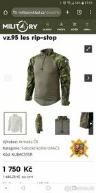 Košile AČR UBACS taktická vz.95 les rip-stop - 1