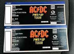 lístky na koncert AC/DC Vídeň 23/6/2024 2ks stání