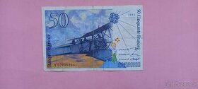 TOP bankovka 50 Franků 1993 EXUPÉRY série M008