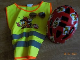 Helma na kolo zn.UVEX dětská cca do 8 let max.56 cm - 1