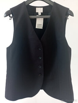 DÁMSKÁ ČERNÁ VESTIČKA H&M vel.42