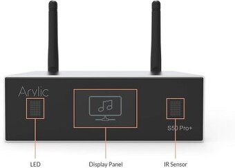 Arylic Up2stream S50 Pro+, WiFi & Bluetooth 5.0 Audio přijím