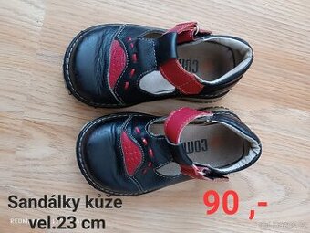 Sandálky kůže