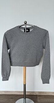 Krásná dámská crop mikina s kamínky Karl Lagerfeld