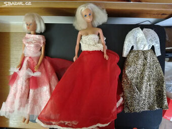 Panenky Barbie - Petra a Shillma + šaty - 1