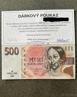 Slevový poukaz 500,- do sítě hotelů Czech Inn Hotels