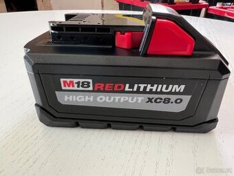 Milwaukee M18 HIGH OUTPUT Nova Red Lithium XC8.0 Ah Battery