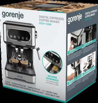 Gorenje ESCM15DBK Nepoužitý, zabalen v originální krabici