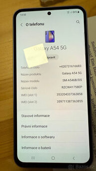 Prodám Galaxy A54 5G