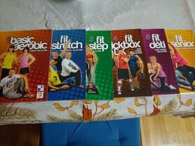 Nová DVD aerobic stretch step kickbox děti