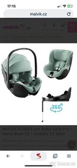 Prodám set autosedačky Britax Römer
