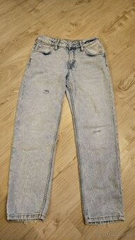 Rifle jeans džíny h&m relaxed 11 let vel 146
