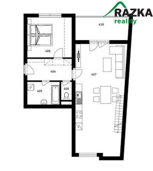 Nový 3+kk v centru Nýrska - C4