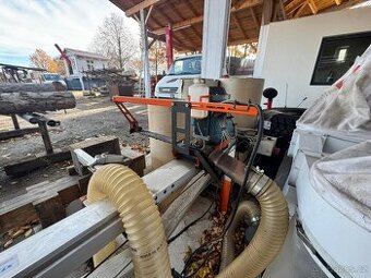Prodám Logosol 6m pořezová lavice 5kw elektromotor nové