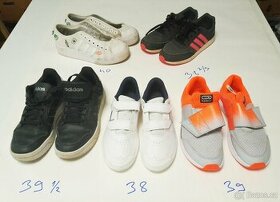 Boty do školy do tělocviku adidas a další