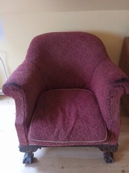 Retro prvorepubliková křesla 2ks