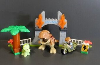 lego duplo 10939-t-rex a triceratops na útěku