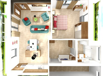 Prodej prostorného bytu 2+kk s balkonem v Ketkovicích