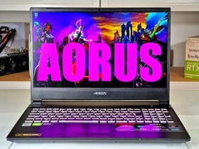 Herní notebook AORUS | ZÁRUKA | i7-10750 | RTX 2060 | 16GB
